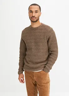 Maglione con cotone riciclato, bonprix