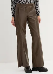 Pantaloni larghi in nappa d'agnello, bonprix