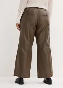 Pantaloni larghi in nappa d'agnello, bonprix