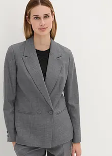 Blazer doppiopetto in misto lana, bonprix