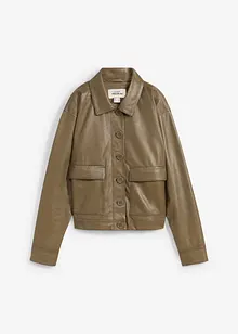 Bomber in nappa di agnello, bonprix