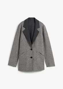 Blazer double face in misto lana con motivo Principe di Galles., bonprix