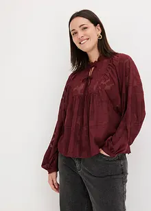 Blusa con maniche voluminose, bonprix