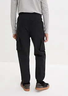 Pantaloni da jogging con tasconi in morbido misto cotone, bonprix
