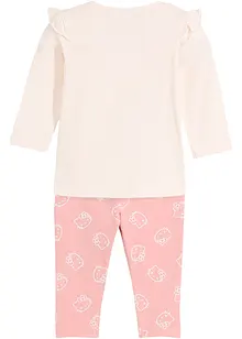 Maglia a maniche lunghe e leggings Hello Kitty con cotone (set 2 pezzi), bonprix