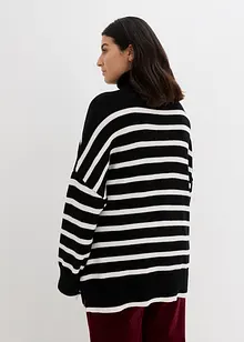 Maglione oversize con spacchi ai lati, bonprix