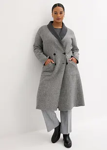 Cappotto double face in misto lana, bonprix