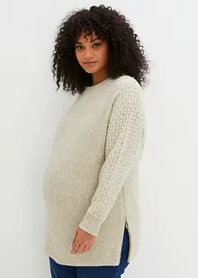 Maglione caldo prémaman / da allattamento, bonprix