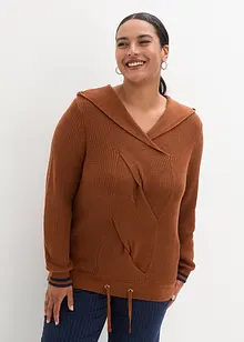 Maglione con cappuccio, bonprix