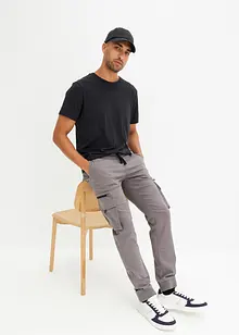 Pantaloni cargo con elastico in vita regular fit, bonprix