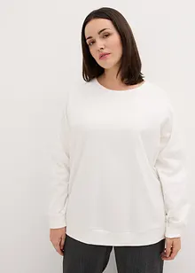 Felpa con inserti in maglia, bonprix