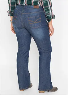Jeans termici elasticizzati, bootcut, bonprix