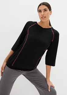 Maglia per sport oversize con maniche a 3/4, bonprix