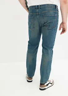 Jeans elasticizzati con cotone riciclato loose fit, straight, bonprix