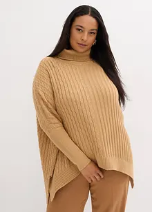 Maglione oversize stile poncho, bonprix