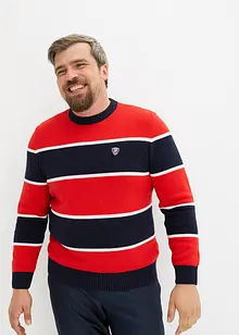 Maglione in color block con cotone riciclato, bonprix