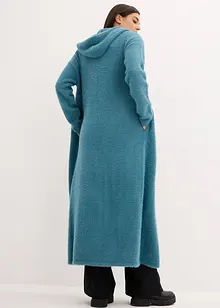 Maxi cardigan in filato peloso, bonprix