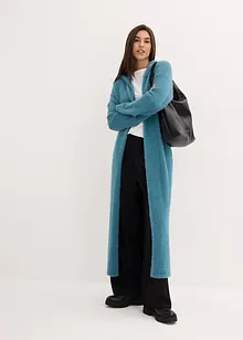 Maxi cardigan in filato peloso, bonprix