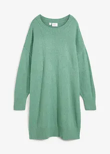 Abito in maglia oversize con spacco, bonprix