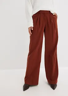 Pantaloni a palazzo con pinces, bonprix