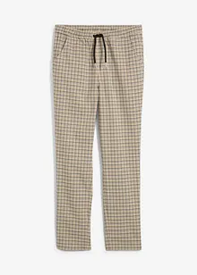 Pantaloni chino con elastico in vita in misto viscosa morbido, bonprix