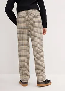 Pantaloni chino con elastico in vita in misto viscosa morbido, bonprix