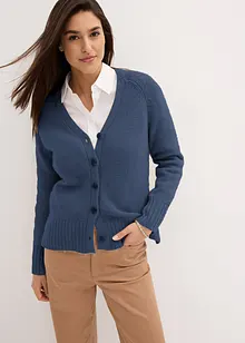 Cardigan oversize con spacchi laterali, bonprix