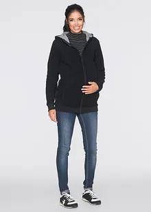 Giacca in pile prémaman 2 in 1 con inserto babywearing, bonprix