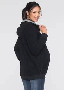 Giacca in pile prémaman 2 in 1 con inserto babywearing, bonprix