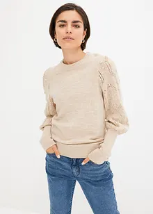 Maglione traforato, bonprix