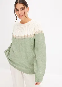 Maglione traforato, bonprix