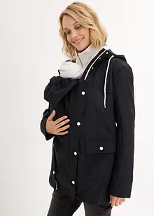 Giacca prémaman in softshell con con inserto babywearing, bonprix