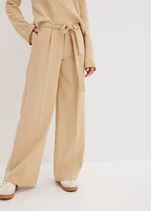 Pantaloni a palazzo con pinces, bonprix