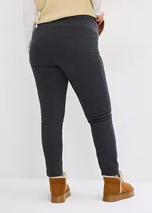 Leggings prémaman foderati con pellicciotto sintetico, bonprix