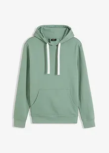 Felpa con cappuccio in puro cotone, bonprix