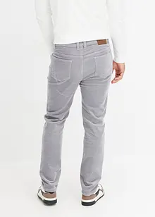 Pantaloni in velluto elasticizzato dal taglio comfort, slim fit, bonprix