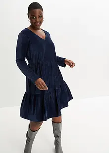 Miniabito in velluto elasticizzato, bonprix
