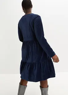 Miniabito in velluto elasticizzato, bonprix