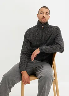 Cardigan con colletto dritto, bonprix