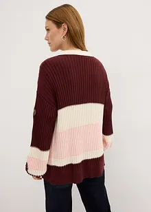 Cardigan aperto a righe, bonprix