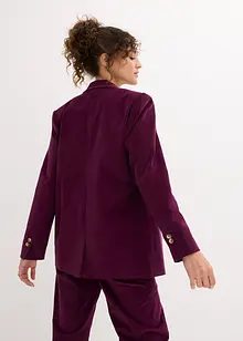 Blazer doppiopetto in velluto a coste con cotone biologico, bonprix