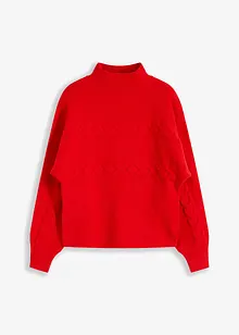 Maglione con trecce, bonprix