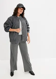 Bomber oversize in simil lana, bonprix