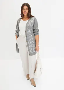 Cardigan con paillettes, bonprix