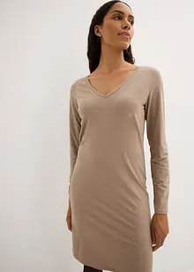 Abito di jersey con scollatura a V (pacco da 2), bonprix