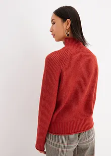 Maglione con collo dritto, bonprix