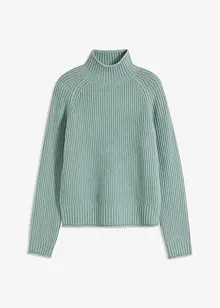 Maglione con collo dritto, bonprix