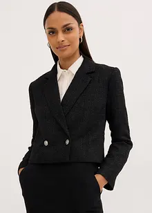 Blazer in bouclé con fili lucidi, bonprix