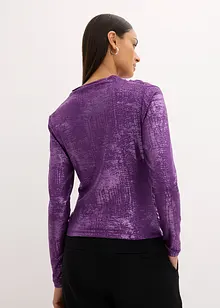 Maglia in fantasia lucida, bonprix