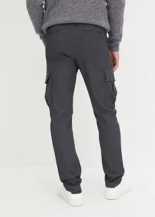 Pantaloni cargo in flanella con pinces regular fit, straight, bonprix